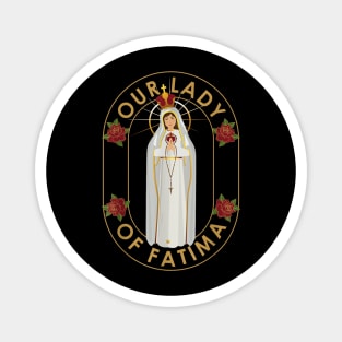 Our Lady of Fatima Rosary Prayer Holy Blessed Mary Catholic Magnet